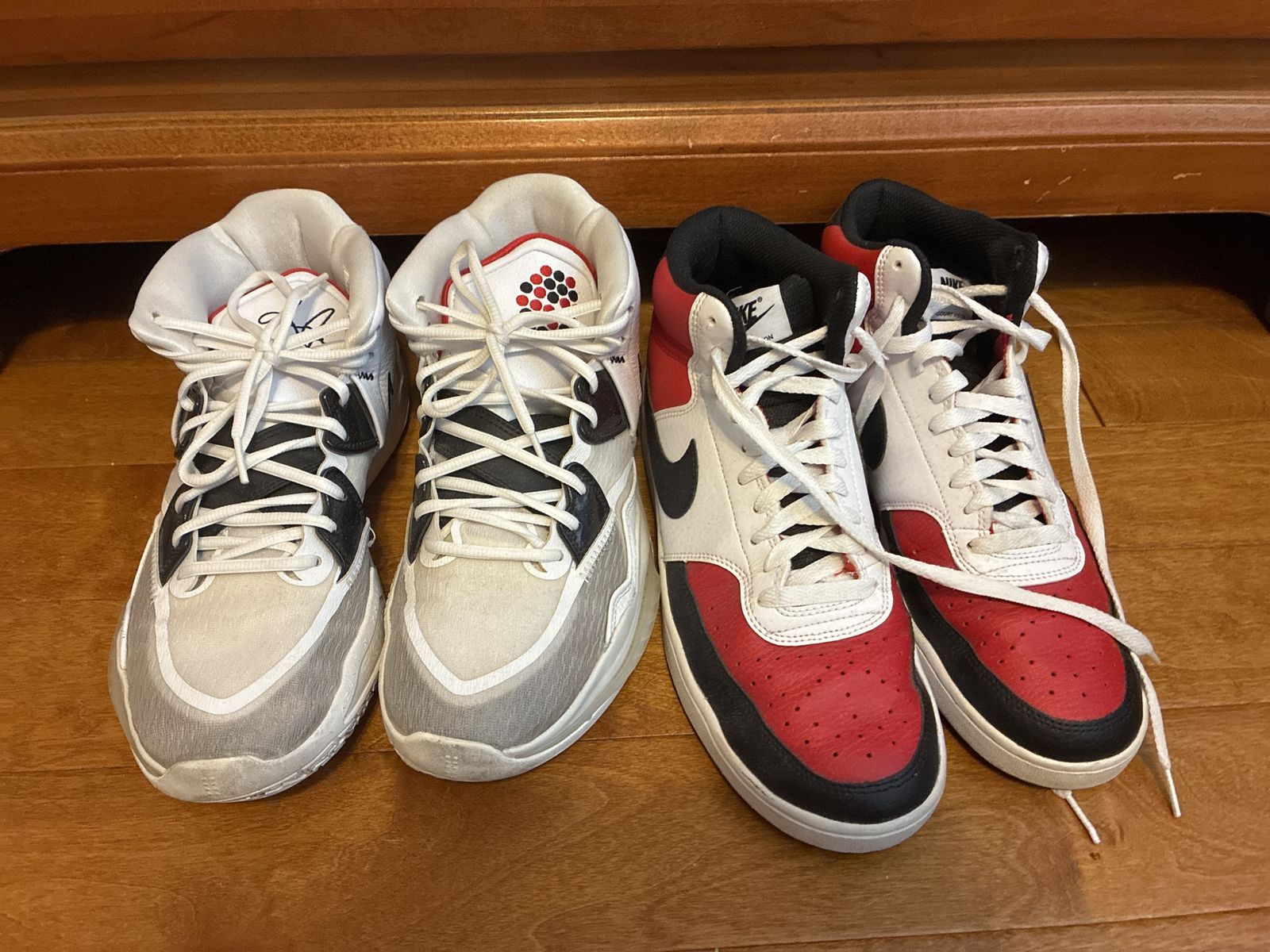 Two Pairs Nike Basketball Shoes/Sneakers - size 10.5