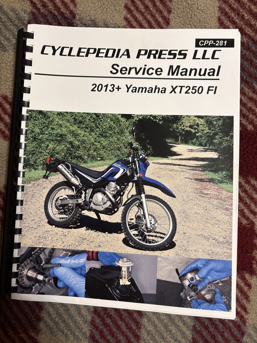 Yamaha XT250 Service Manual