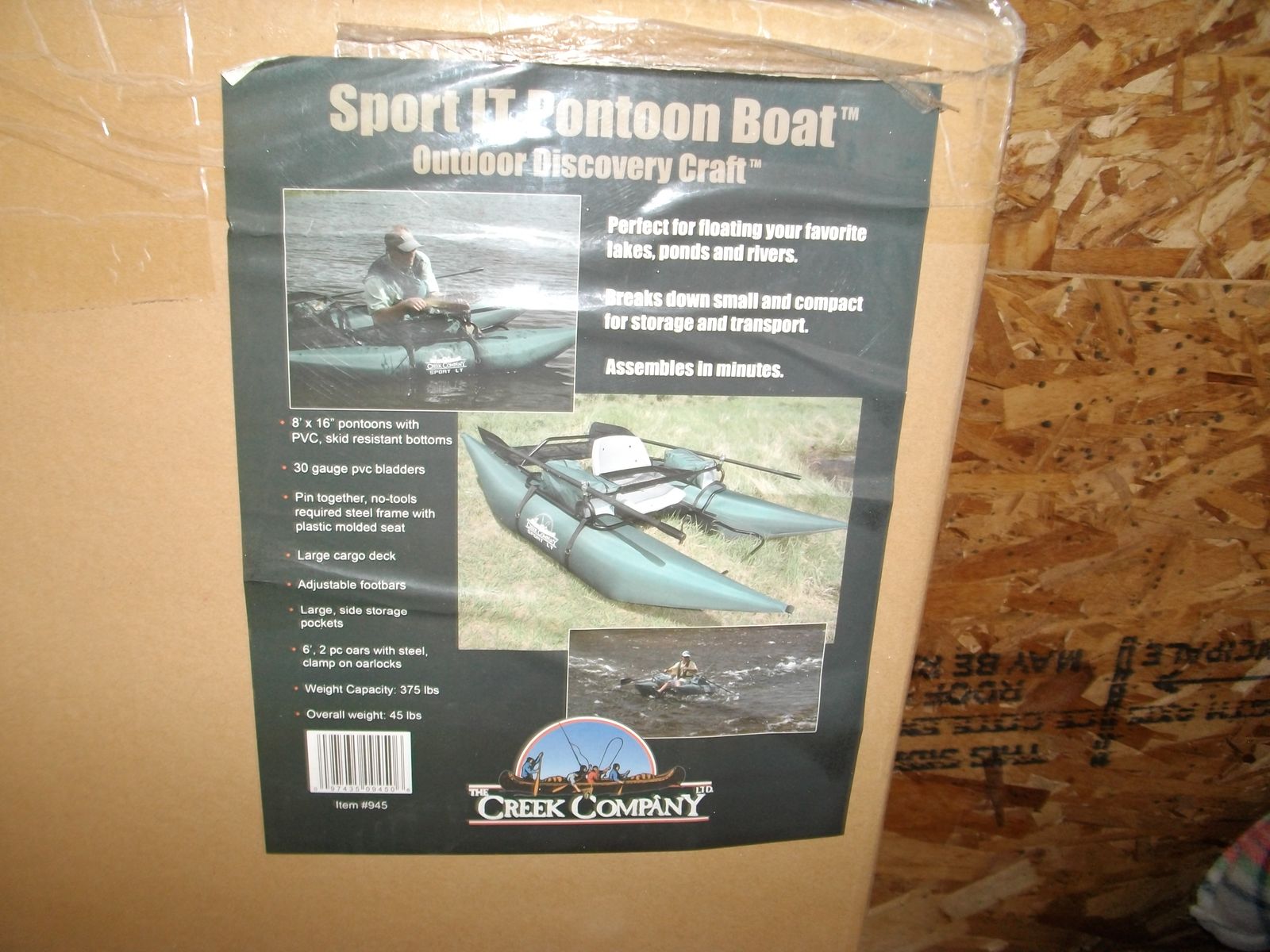 PONTOON BOAT NEW IN BOX