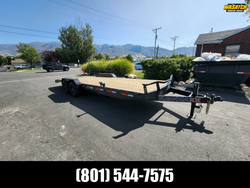 2026 RawMaxx 7X24 ECX Car Hauler 14K Equipment Trailer