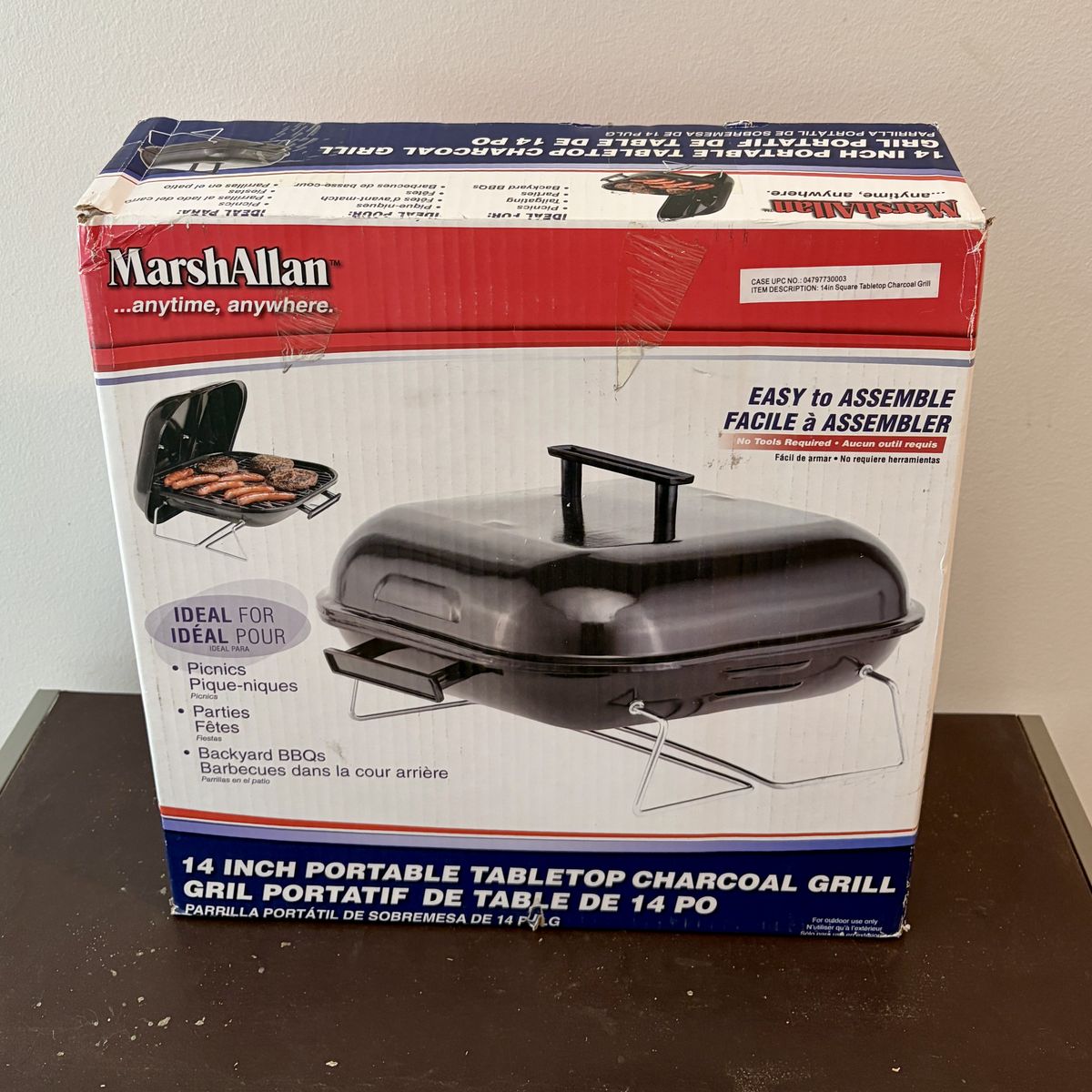 14" Portable Charcoal Grill