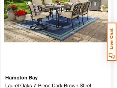 New in box hampton bay 7 Piece Outdoor