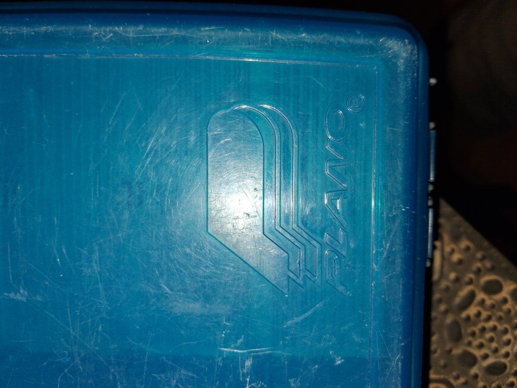 Plano Model 1715 Two-Sided Hard Plastic Tackle Box Organizer - Blue