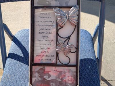 LIVE, LOVE, LAUGH PICTURE FRAME