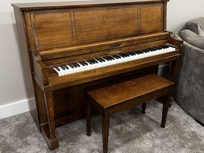 Kranich & Bach upright piano & bench