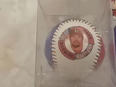 Mark Mcgwire bundle baseball ball and magazine