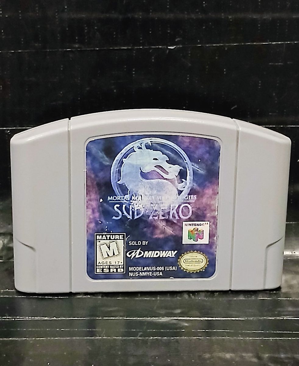 A Nintendo 64 Mortal Kombat Mythologies SUB ZERO game.