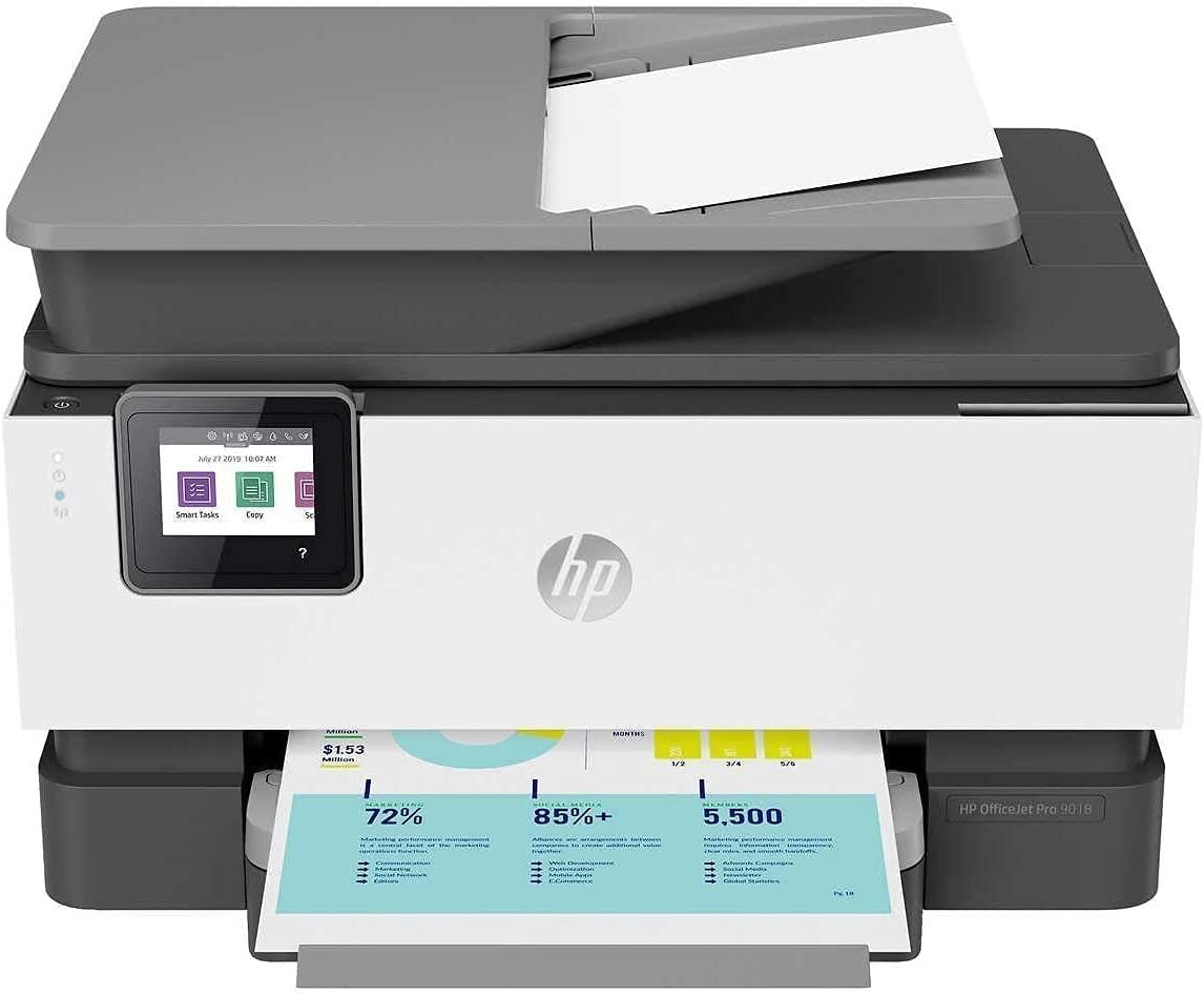 HP OfficeJet 9018 AIO Wireless Bluetooth Printer 1323639 #91340
