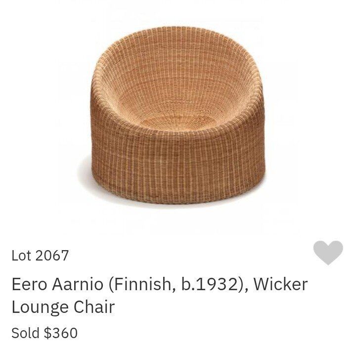 Eero Aarnio Wicker Chair
