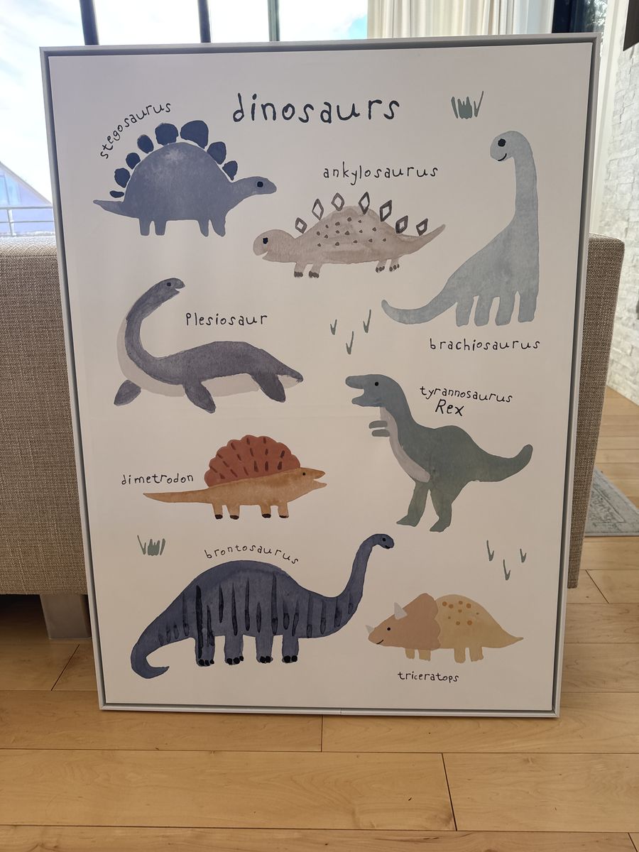 Dinosaurs Picture pottery Barn