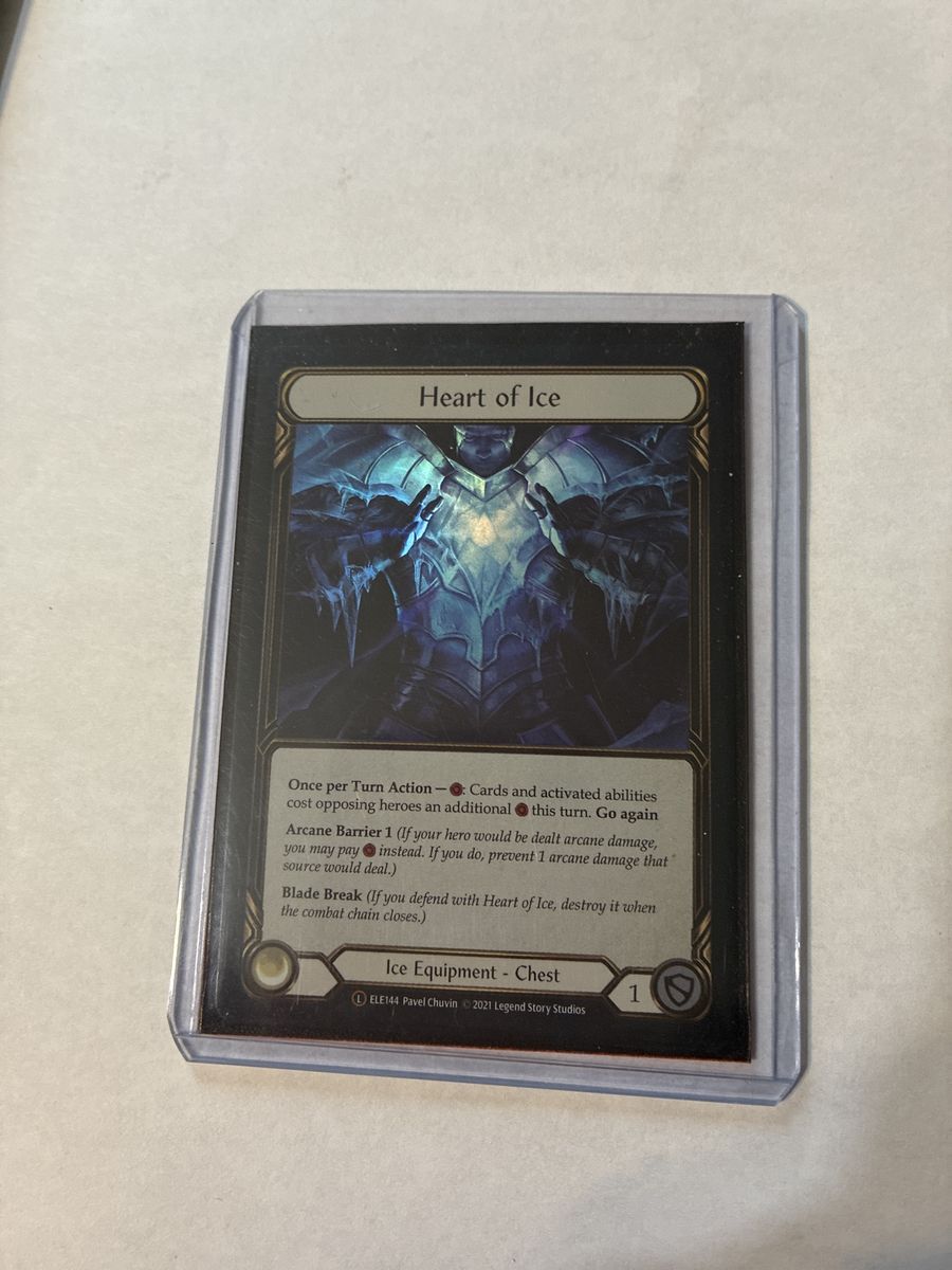 Flesh and Blood TCG Heart of Ice Ice Equipment - Chest ELE144 (2021) - Near Mint