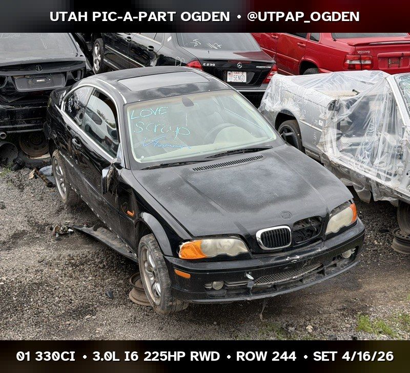 2001 BMW 330Ci E46 Parts - UTPAP Ogden