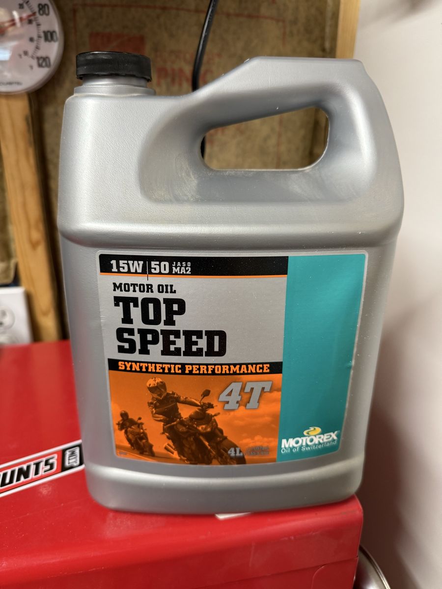 Motorex Top Speed 4T 15W-50 Synthetic Performance Motor Oil - 4L JASO MA2