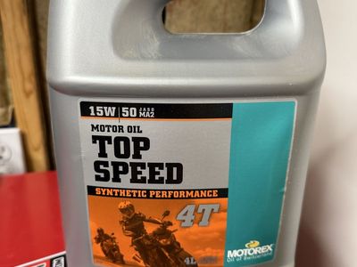 Motorex Top Speed 4T 15W-50 Synthetic Performance Motor Oil - 4L JASO MA2
