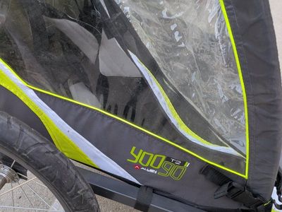 Allen Sports Yoo T2 2-Child Bicycle Trailer Green/Gray