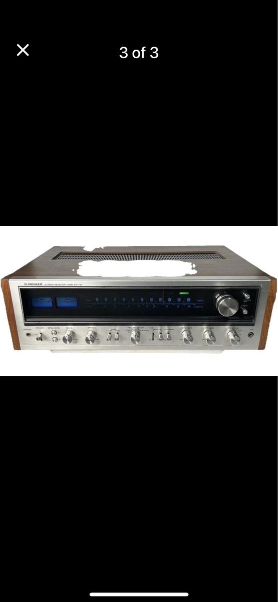 PIONEER SX-737 AM/FM STEREO RECEIVER, VINTAGE CLASSIC made in Japan retro audio