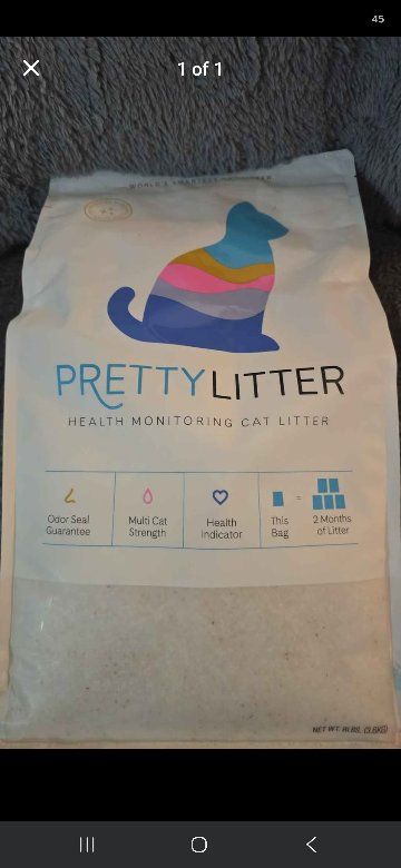 PrettyLitter Health Monitoring Cat Litter - New, 1 Bag