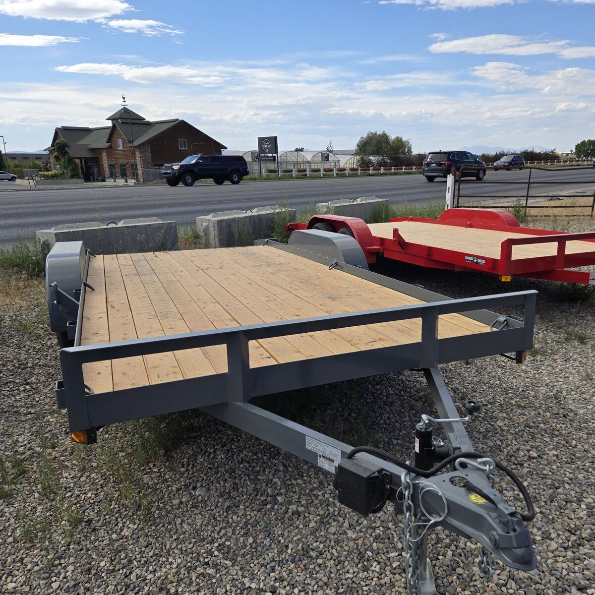 2025 COMPASS 7X18 CAR, UTV, TOY HAULER 7K