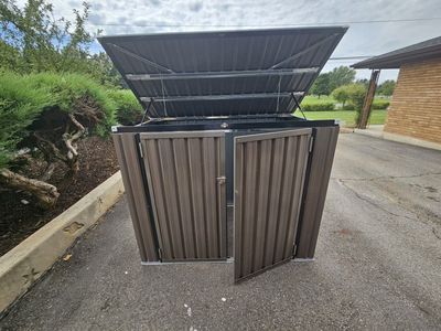 Outdoor Metal Storage Shed / Horizontal Box