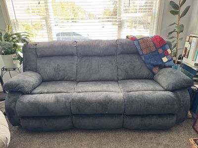 Twin sofas with 2 reclining seats (Estate Sale)