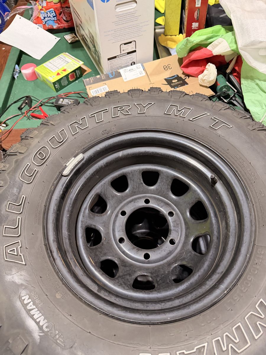 Used M/T Tires And Rims