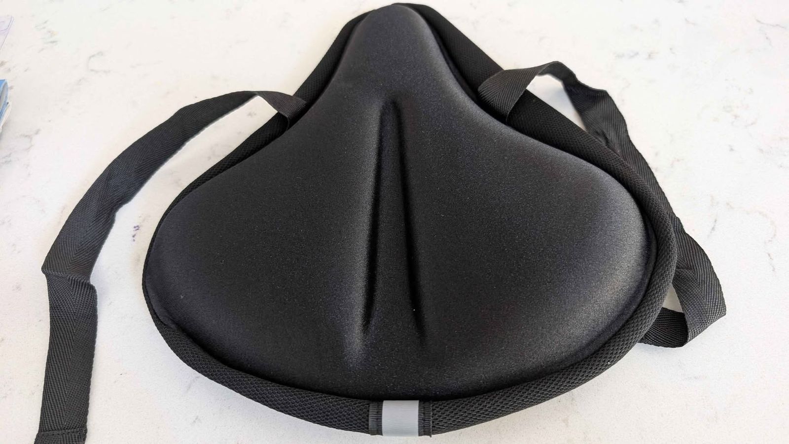 New Bike Seat Cover Padded Gel Oversized 10 in. by 11 in. Comfort Ties Onto Bike Seat