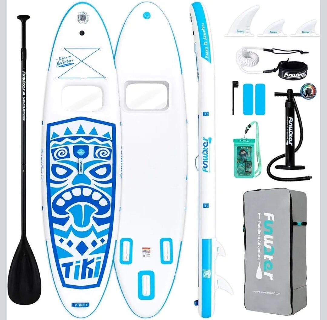 *NEW* FunWater Inflatable Stand Up Paddle Board