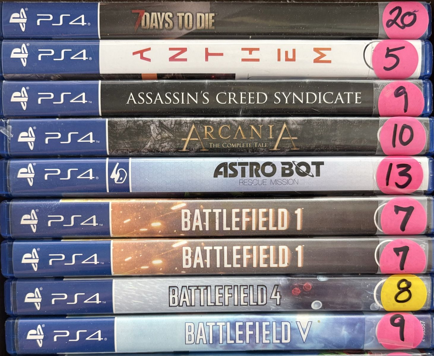 PS4 Games Starting At 5$