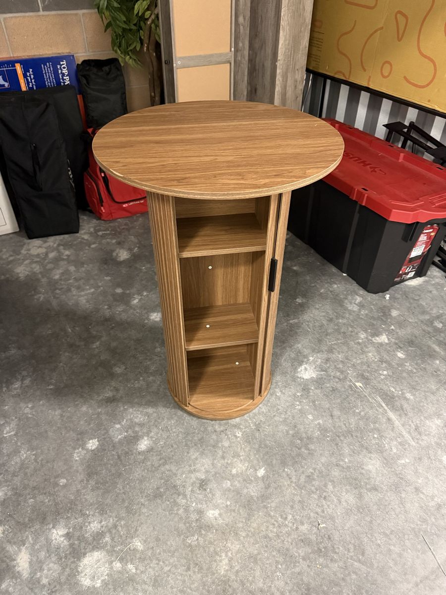 Round Bar Height Pub Table