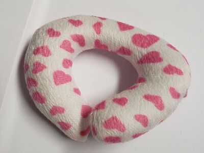 18 in Doll Travel Neck Pillow Hearts