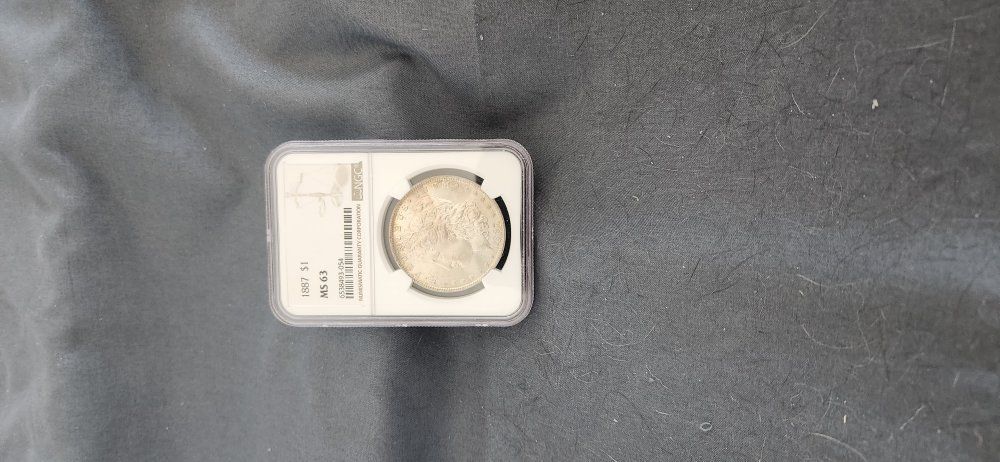 Silver 1887 Morgan Dollar