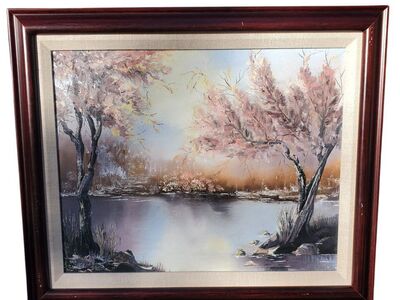 Stunning Original Oil Painting with Frame