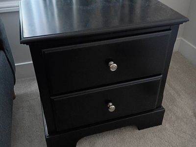 Black Nightstands (x2)