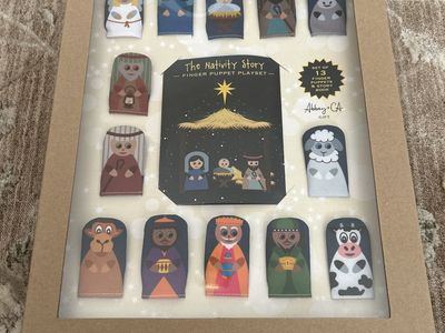 Christmas Nativity Finger 13 Puppet Set Brand New “The Nativity Story” Finger Puppet Play Set Children’s
