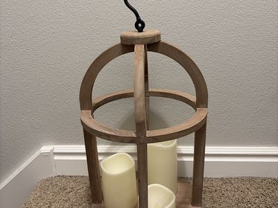 Brand New Hobby Lobby Farmhouse Wood Lantern
