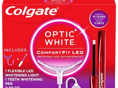 Colgate Optic White ComfortFit LED Teeth Whitening Kit