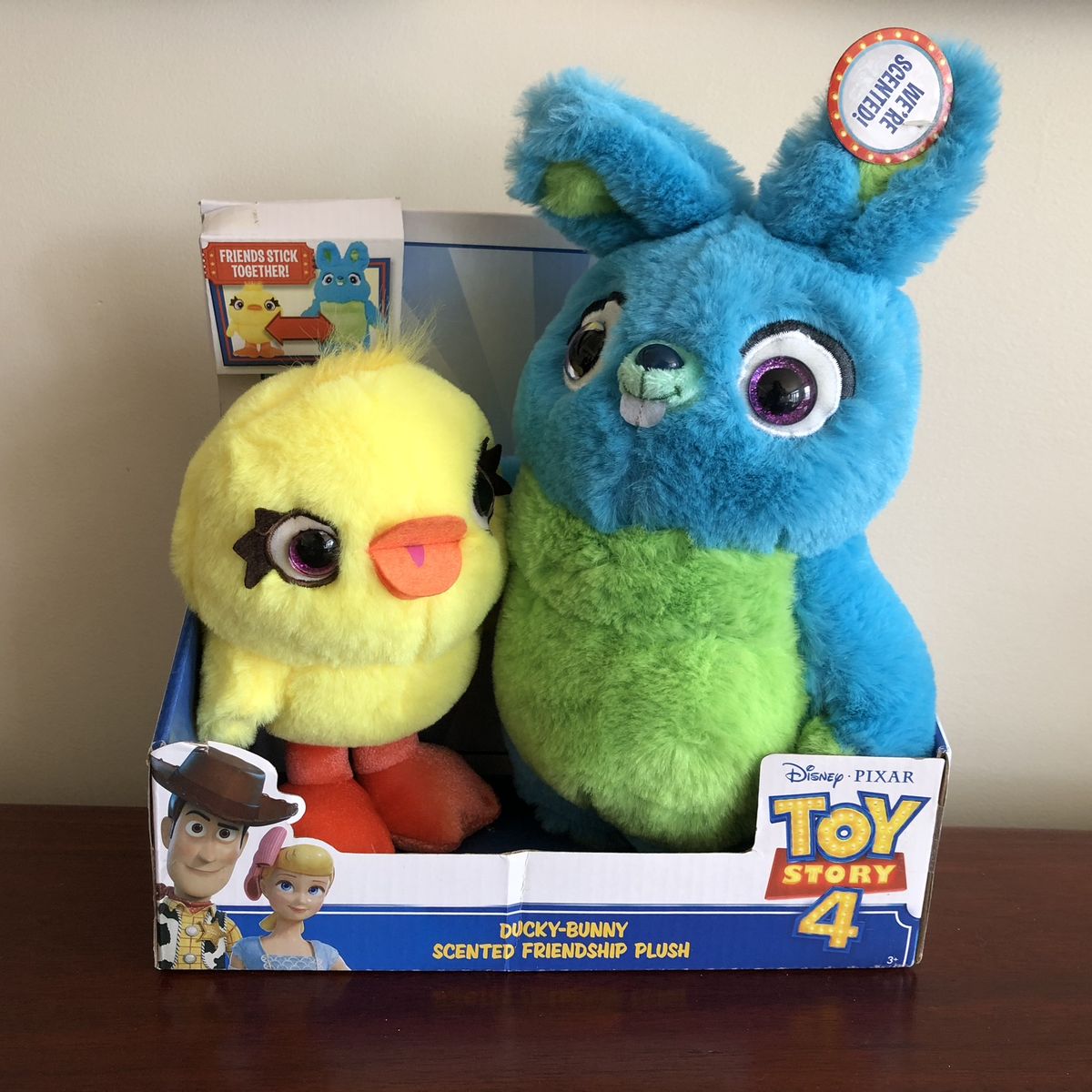 New! Collectors Toys Story 4 Ducky-Bunny Scented Friendship Plush - East Basket Idea!
