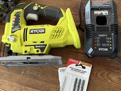 Ryobi Cordless Jigsaw + charger/extra blades
