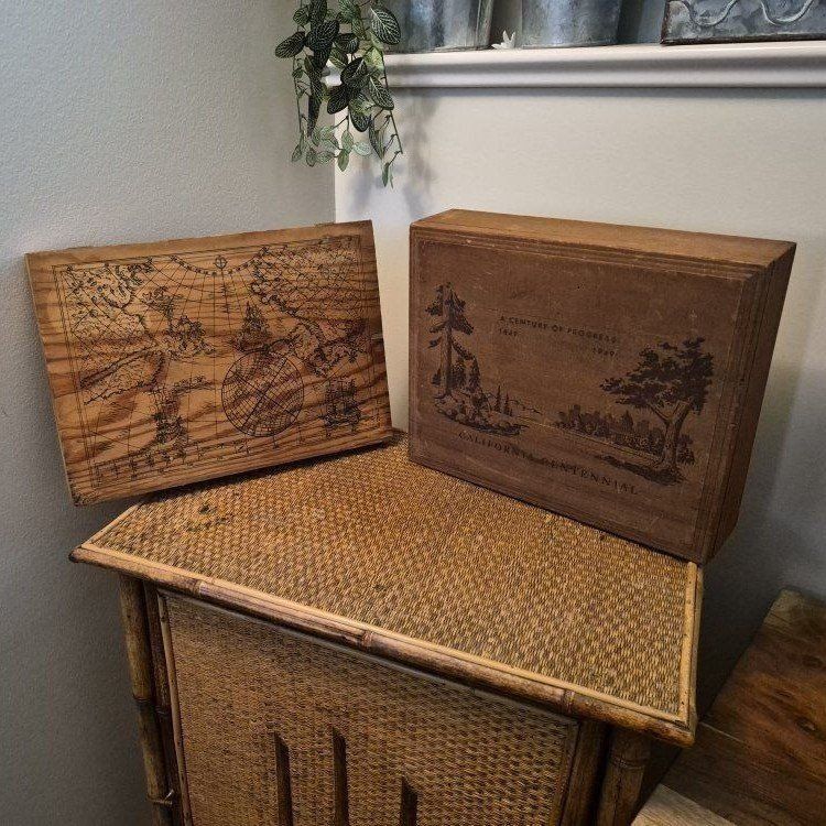 Antique Wood Boxes-2