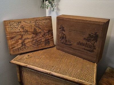 Antique Wood Boxes-2