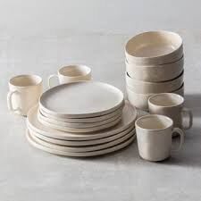 Fortessa 16pc Cloud Terre No. 3   Dinnerware Set #104456
