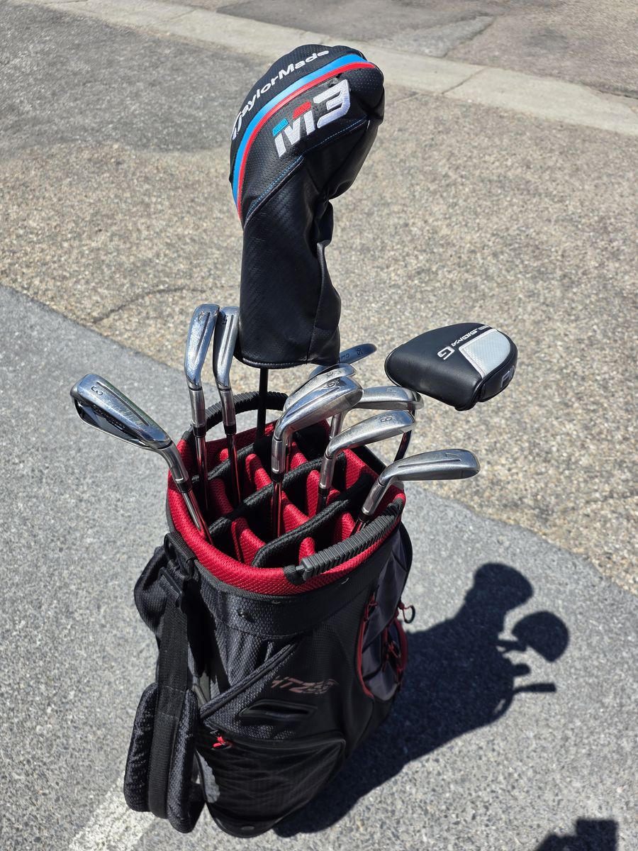 Set of M3 Golf Clubs and Bag