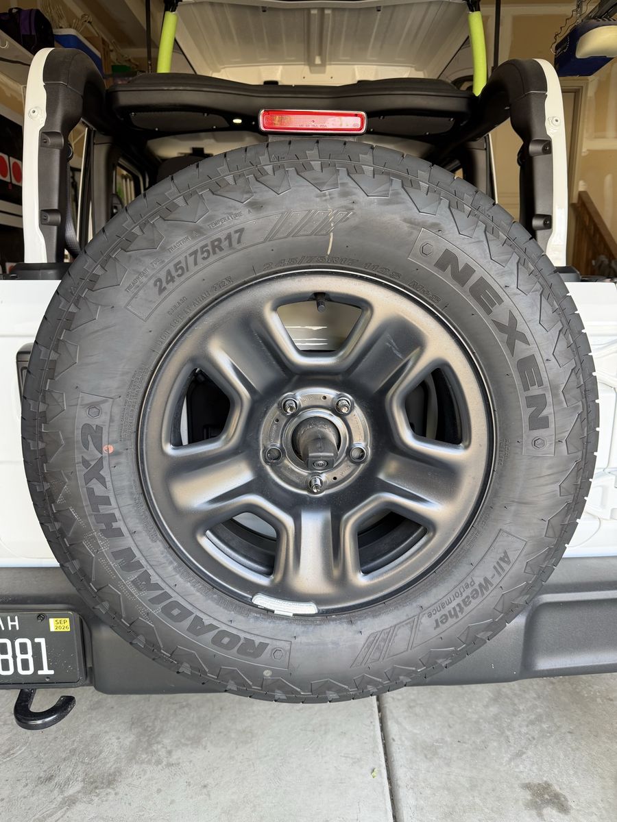 245/75R17 Nexen Roadian HTX2 Tire on Black 17-Inch Wheel Only 4K miles