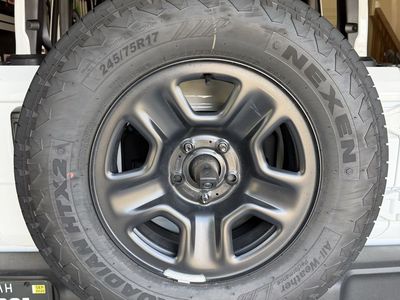 245/75R17 Nexen Roadian HTX2 Tire on Black 17-Inch Wheel Only 4K miles