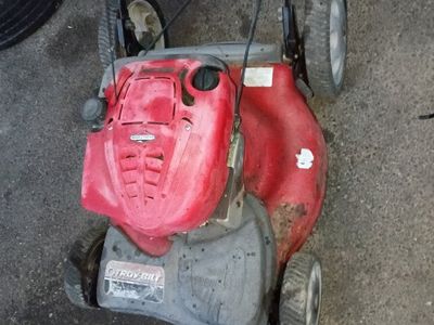 Troy-Bilt TB110 Push Lawn Mower - Red, 21-inch Deck, Briggs & Stratton Engine