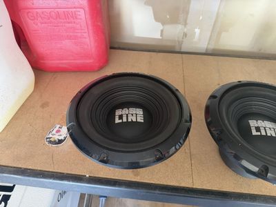 Alpine SWA-10S4 Bass Line Subwoofers 4 Ohm