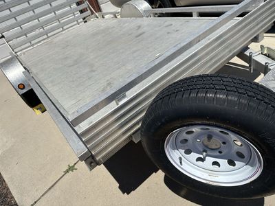 16’ Silverwing Flatbed Aluminum Trailer