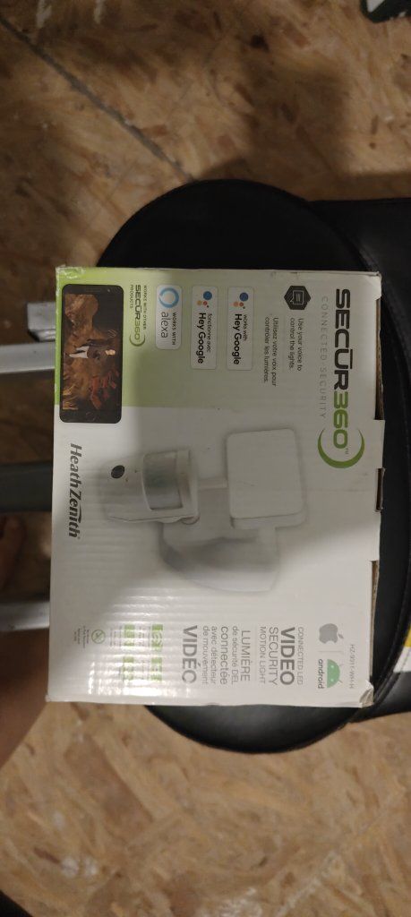 Heath Zenith Secur360 Connected Security LED Motion Light Video