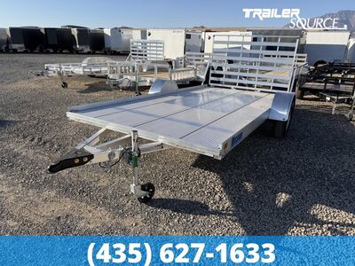 7x14 Alcom FlexHaul Aluminum Trailer - Interior - 3.5K GVWR -