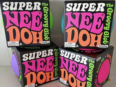 Schylling Super NeeDoh Groovy Glob Stress Ball - New in Box - Fidget Toy